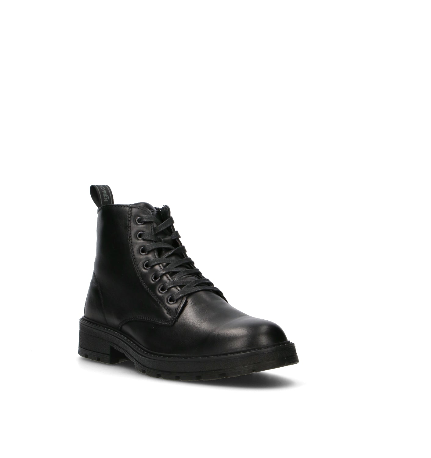 IGI&CO Polacco uomo nero in pelle