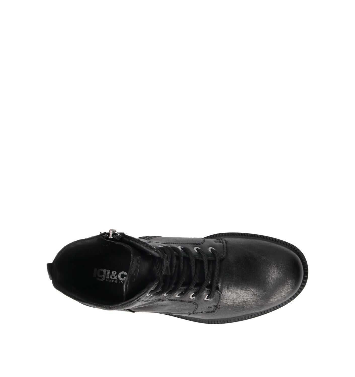IGI&CO Anfibio donna nero in pelle