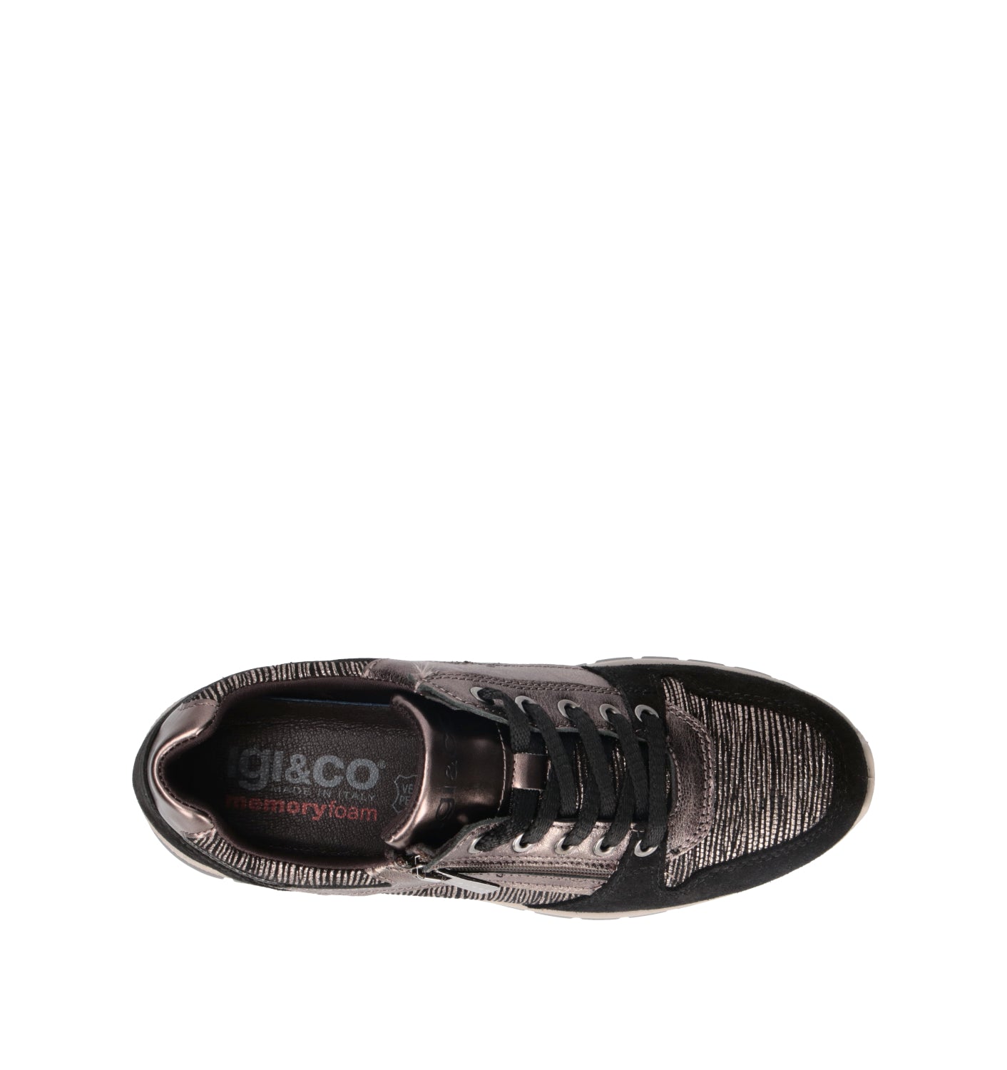 IGI&CO Sneaker donna nera in pelle