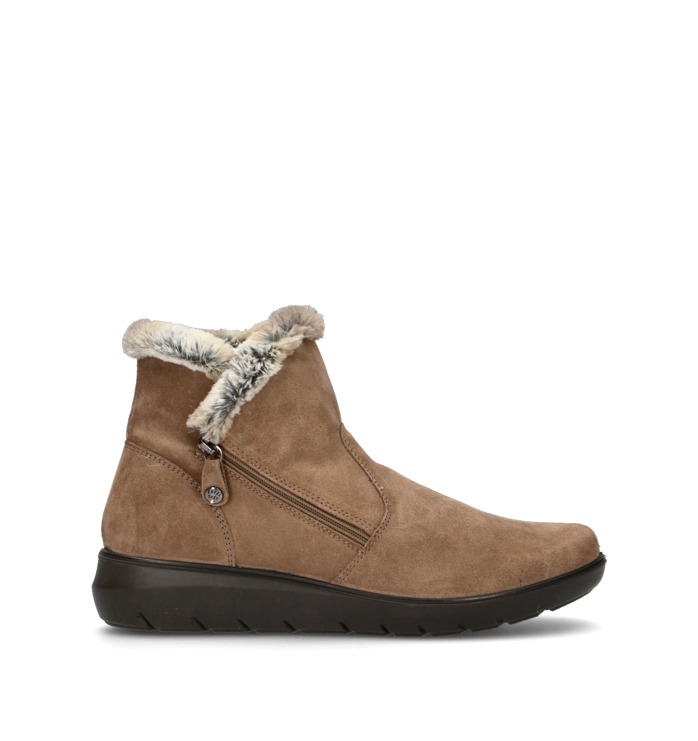 ENVAL Polacco uomo taupe in suede
