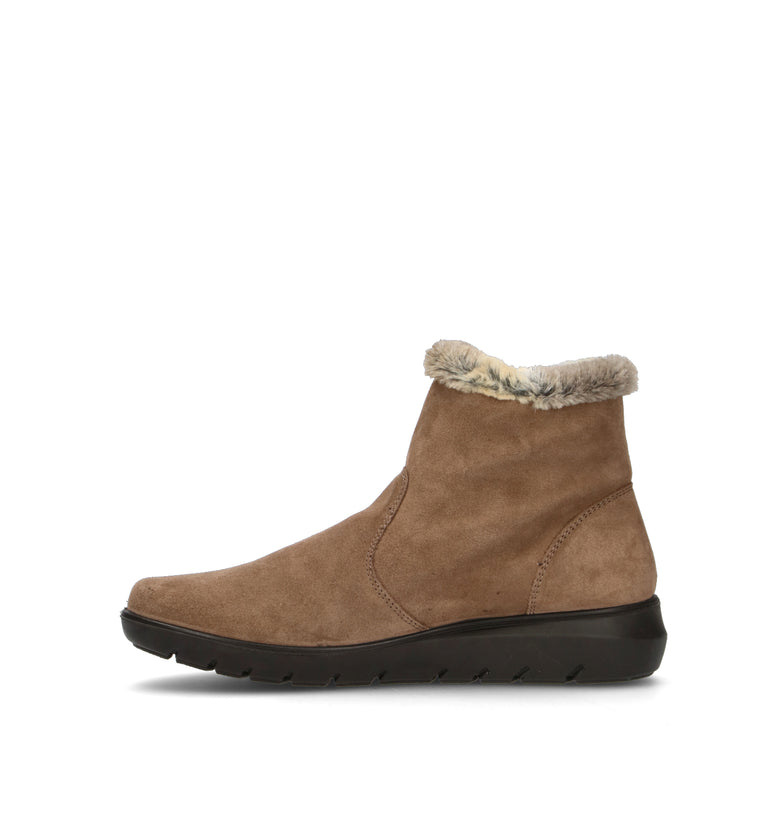 ENVAL Polacco uomo taupe in suede