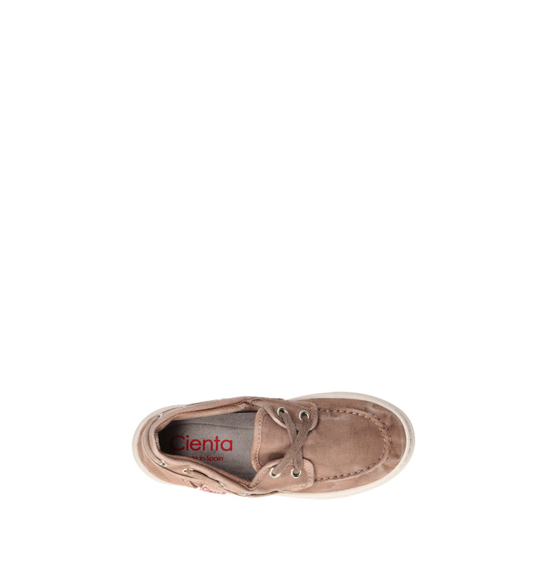 CIENTA Scarpa barca bimbo beige