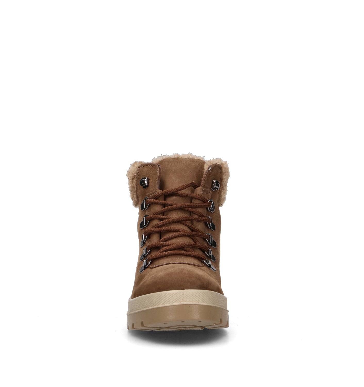 ENVAL Polacco donna marrone in nabuk