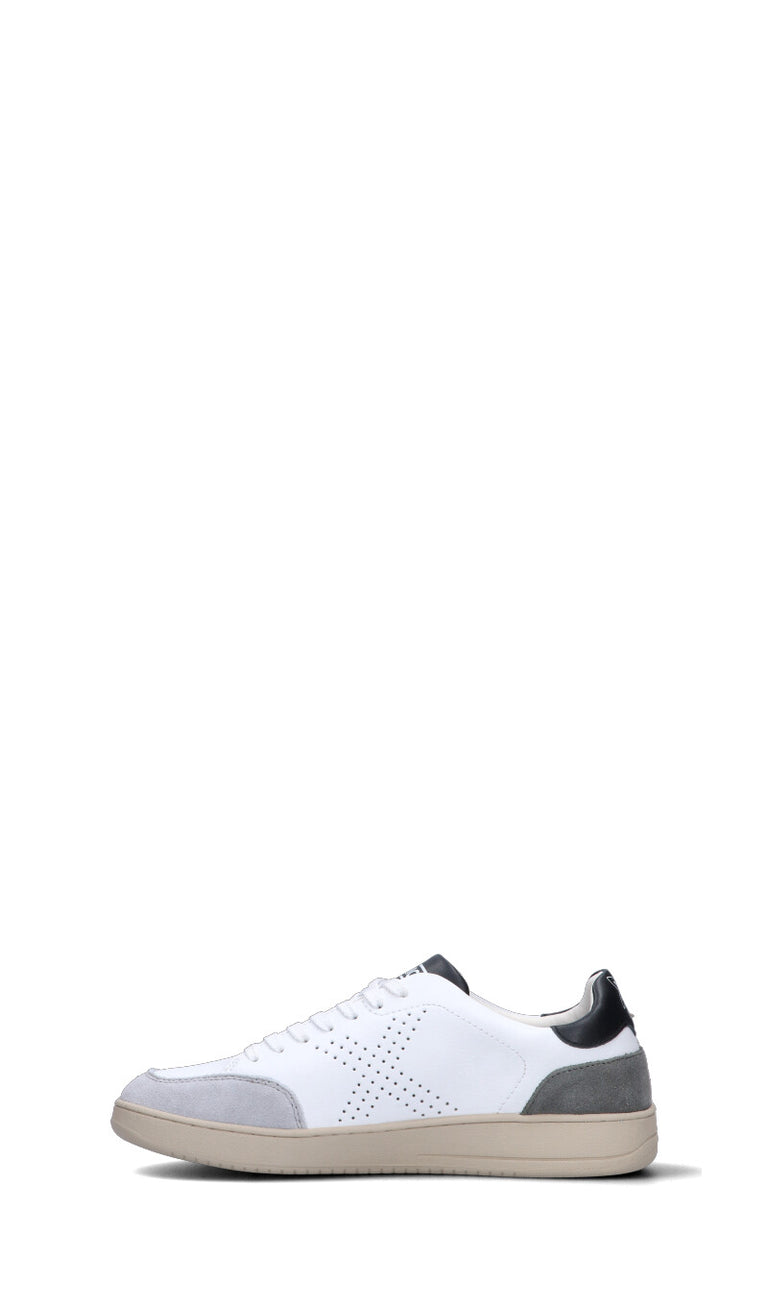 MUNICH - X-COURT Sneaker uomo bianca/nera in pelle