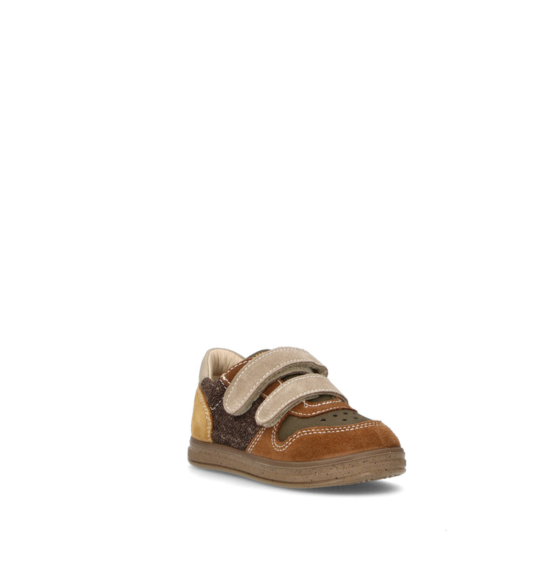 PRIMIGI Sneaker bimbo marrone in suede