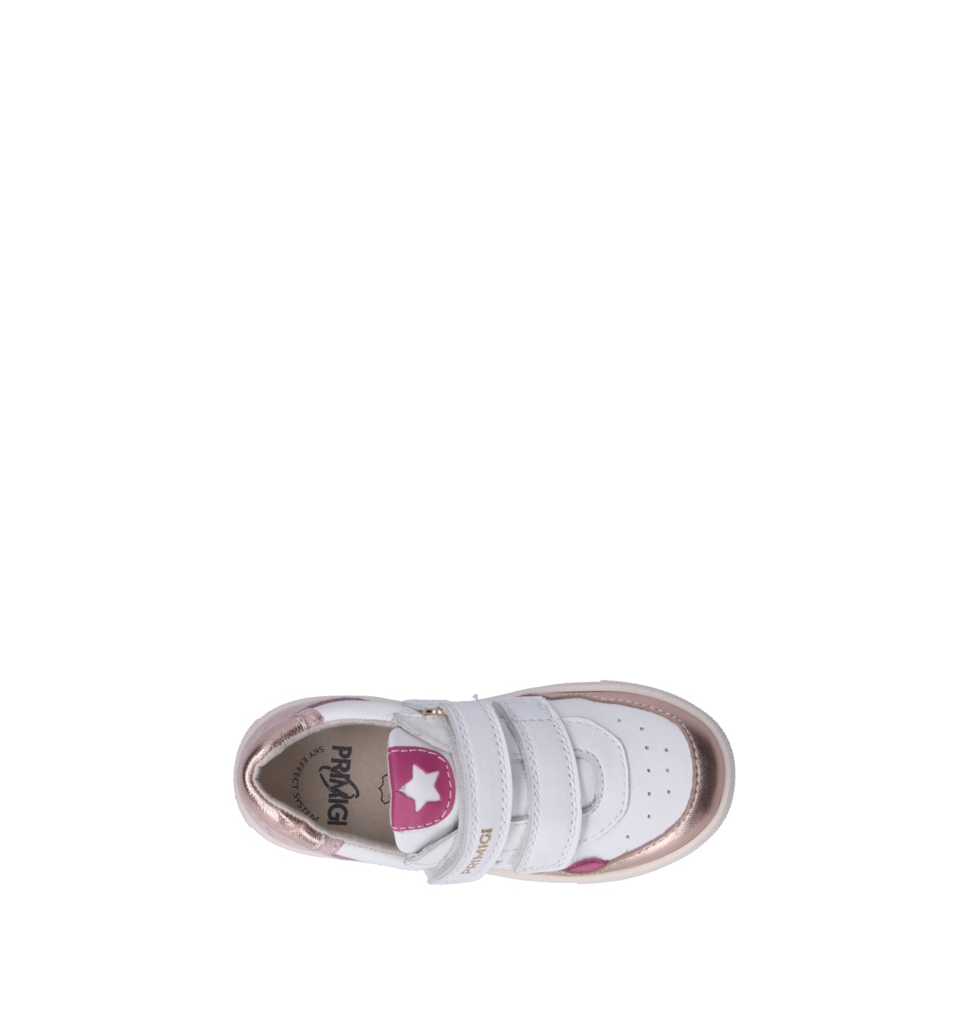 PRIMIGI Sneaker bimba bianca in pelle