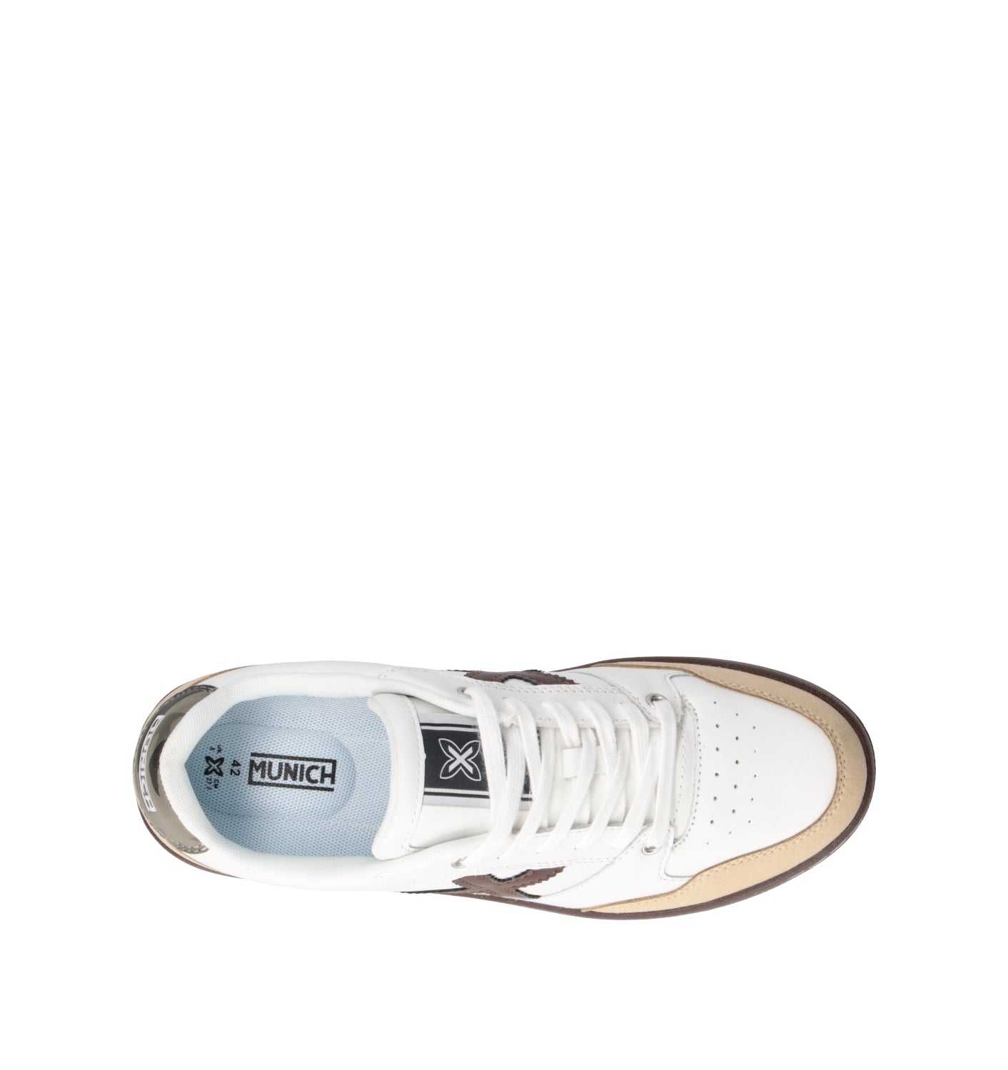 MUNICH LEGIT Sneaker uomo bianca in pelle
