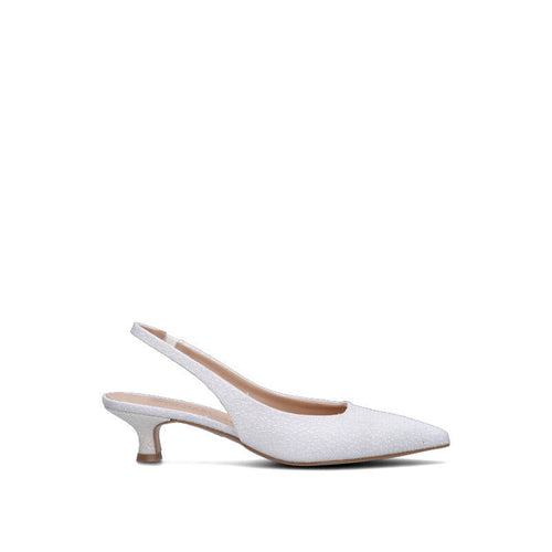 REBECCA VAN DIK Slingback donna bianca