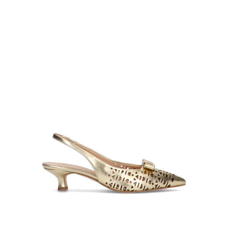 REBECCA VAN DIK Slingback donna oro