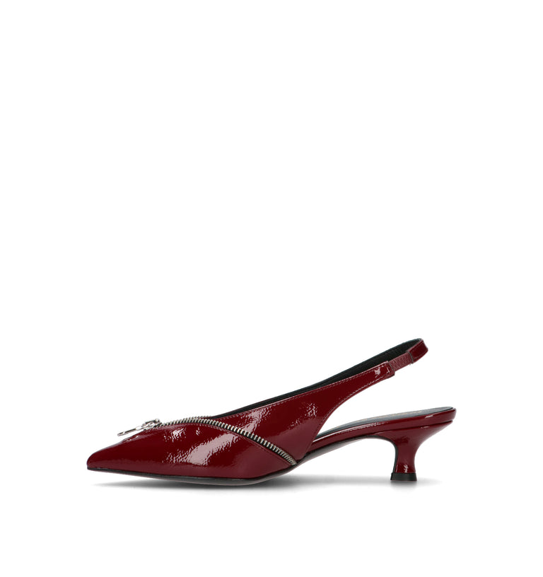 REBECCA VAN DIK Slingback donna bordeaux