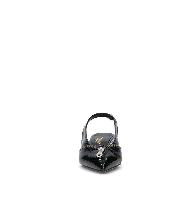 REBECCA VAN DIK Slingback donna nera