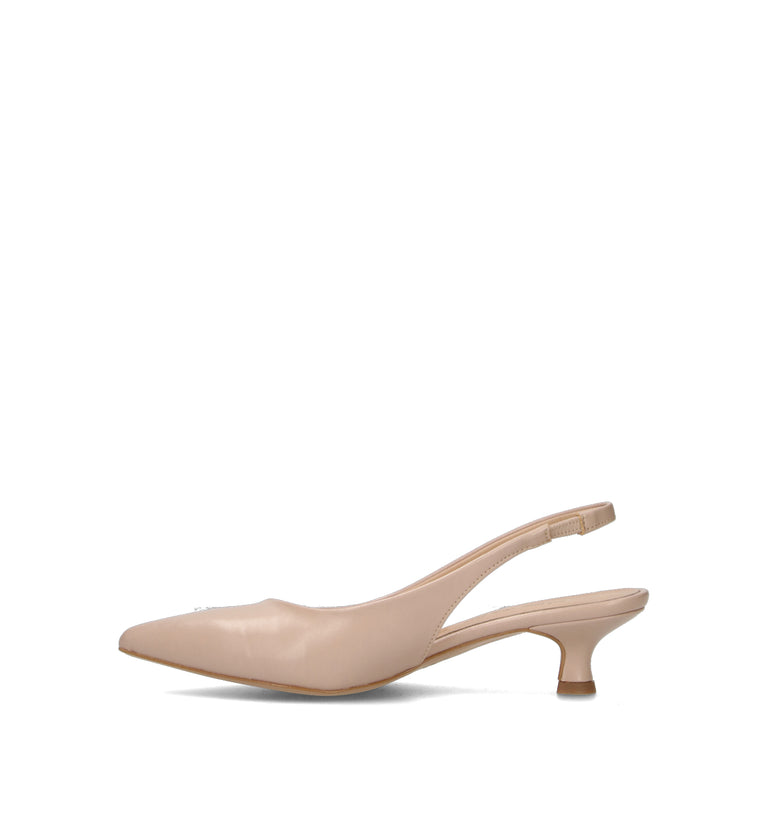REBECCA VAN DIK Slingback donna nude