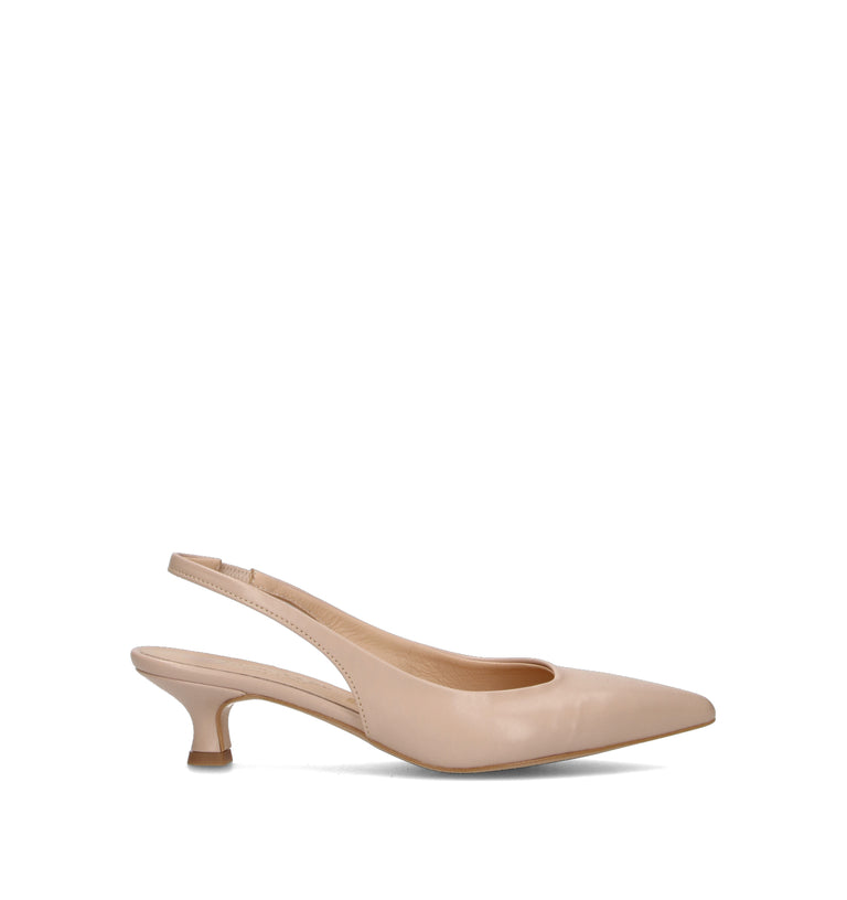 REBECCA VAN DIK Slingback donna nude