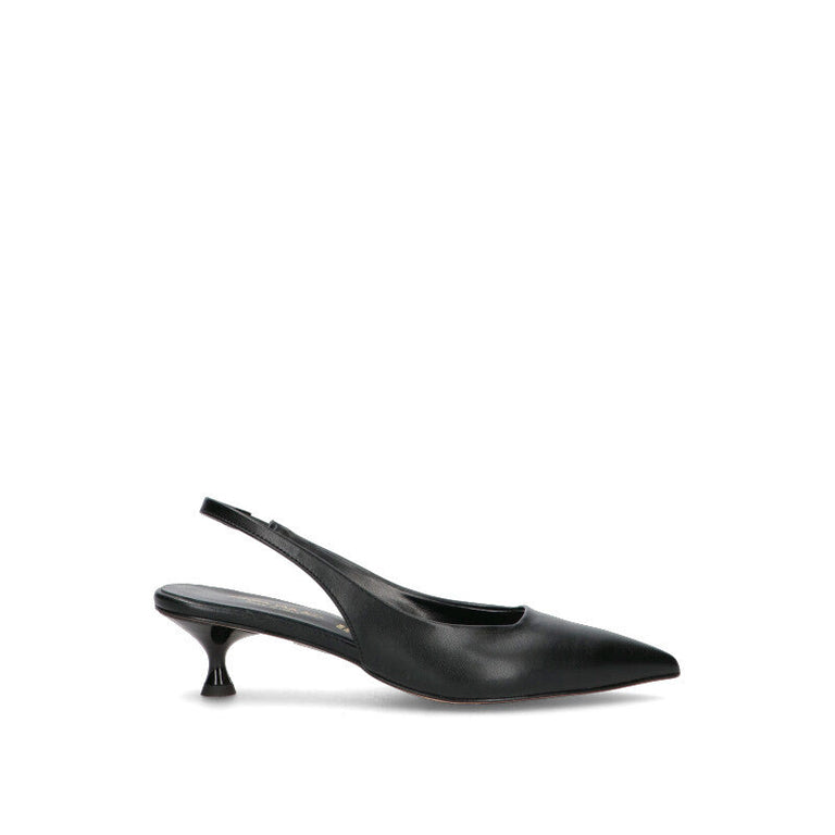 REBECCA VAN DIK Slingback donna nera