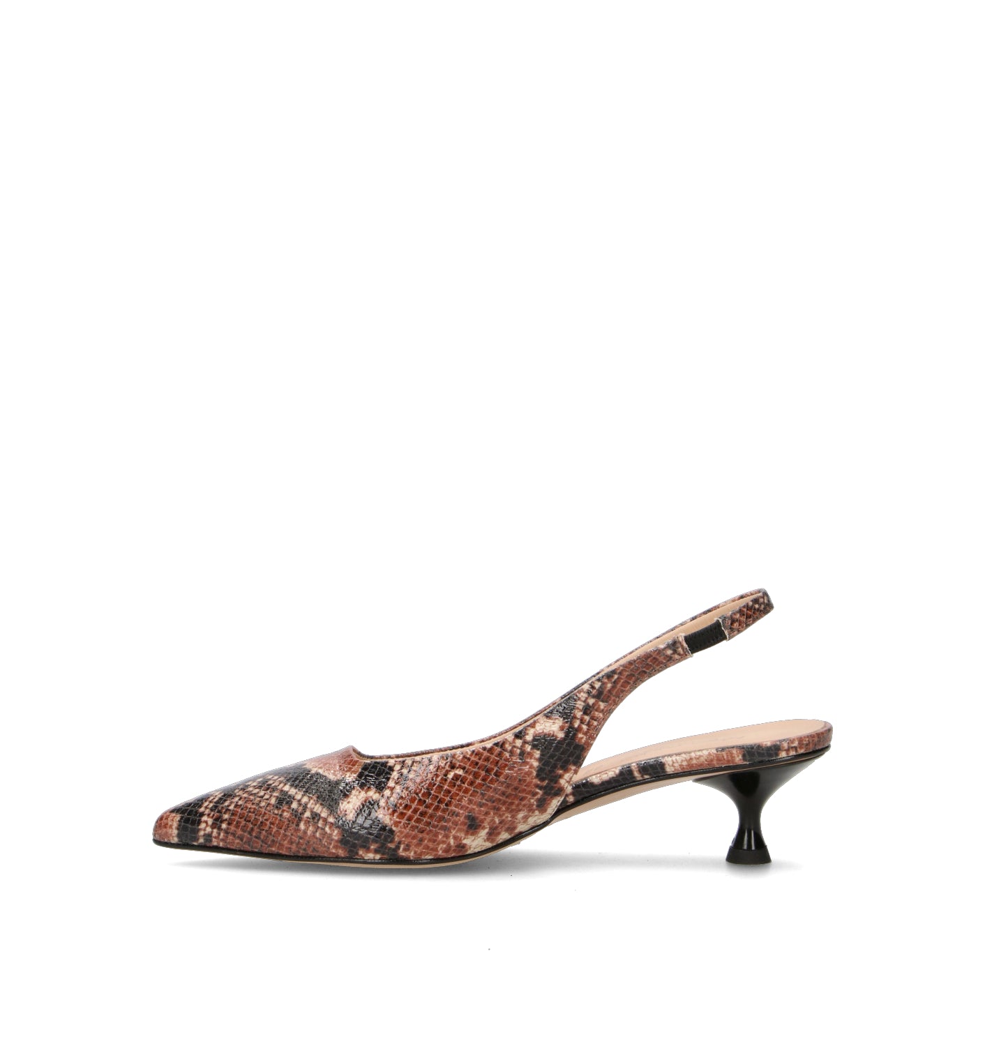 REBECCA VAN DIK Slingback donna cuoio