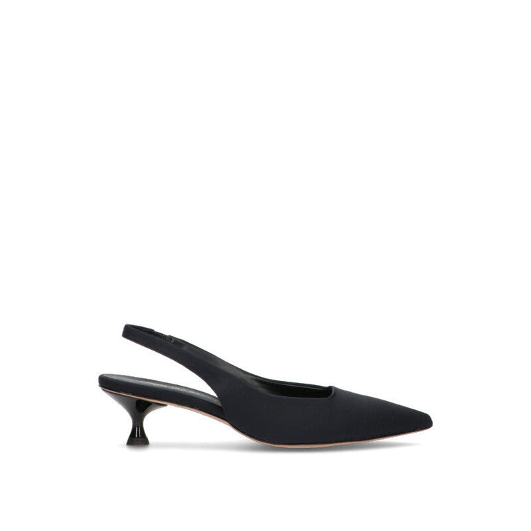REBECCA VAN DIK Slingback donna nera