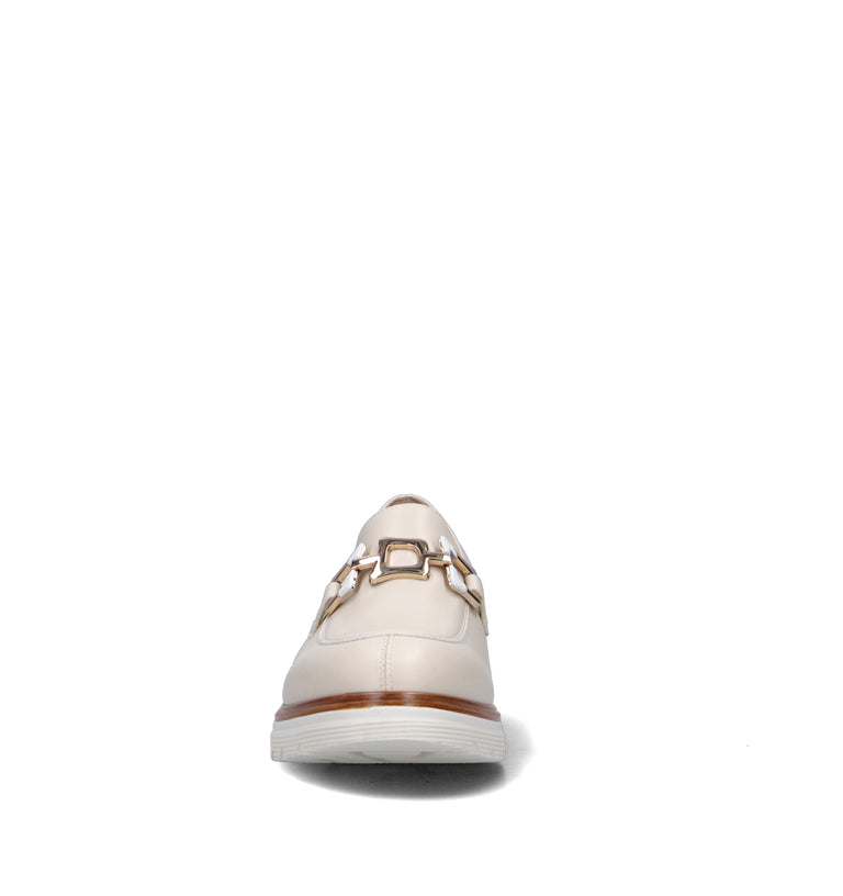 ROBERTA GINEPRI Mocassino donna panna