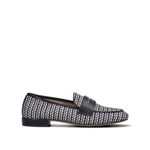 REBECCA VAN DIK Mocassino donna nero in pelle
