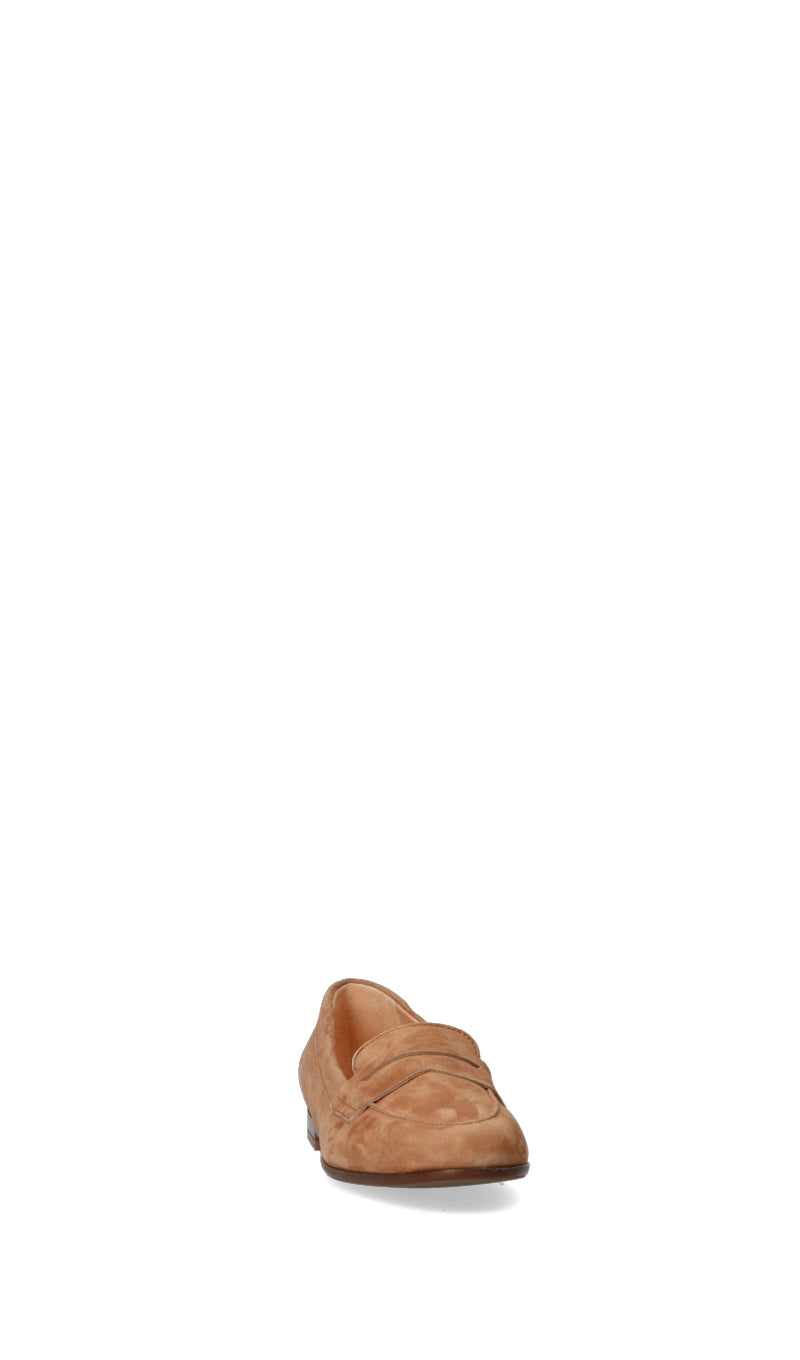 FRAU Mocassino donna brandy in suede