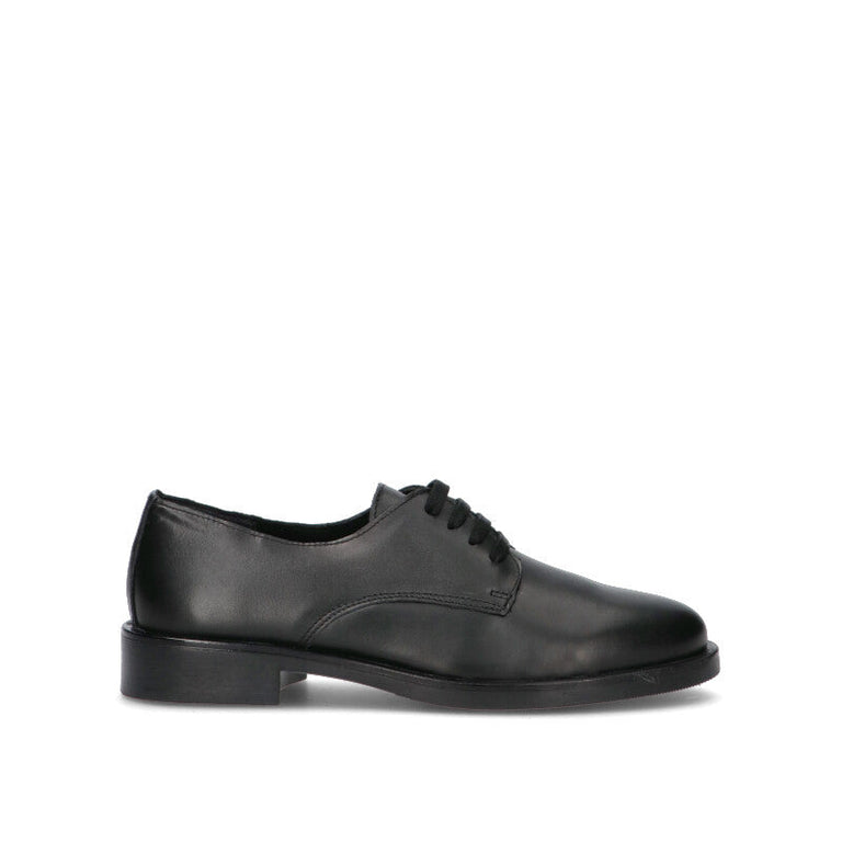VARIOPINTO Stringata donna nera in pelle