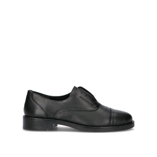 VARIOPINTO Stringata donna nera in pelle