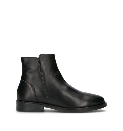 VARIOPINTO Tronchetto donna nero in pelle