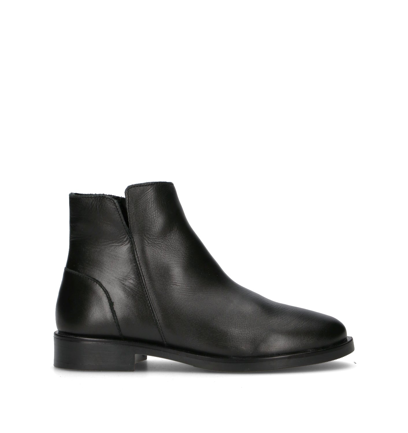 VARIOPINTO Tronchetto donna nero in pelle