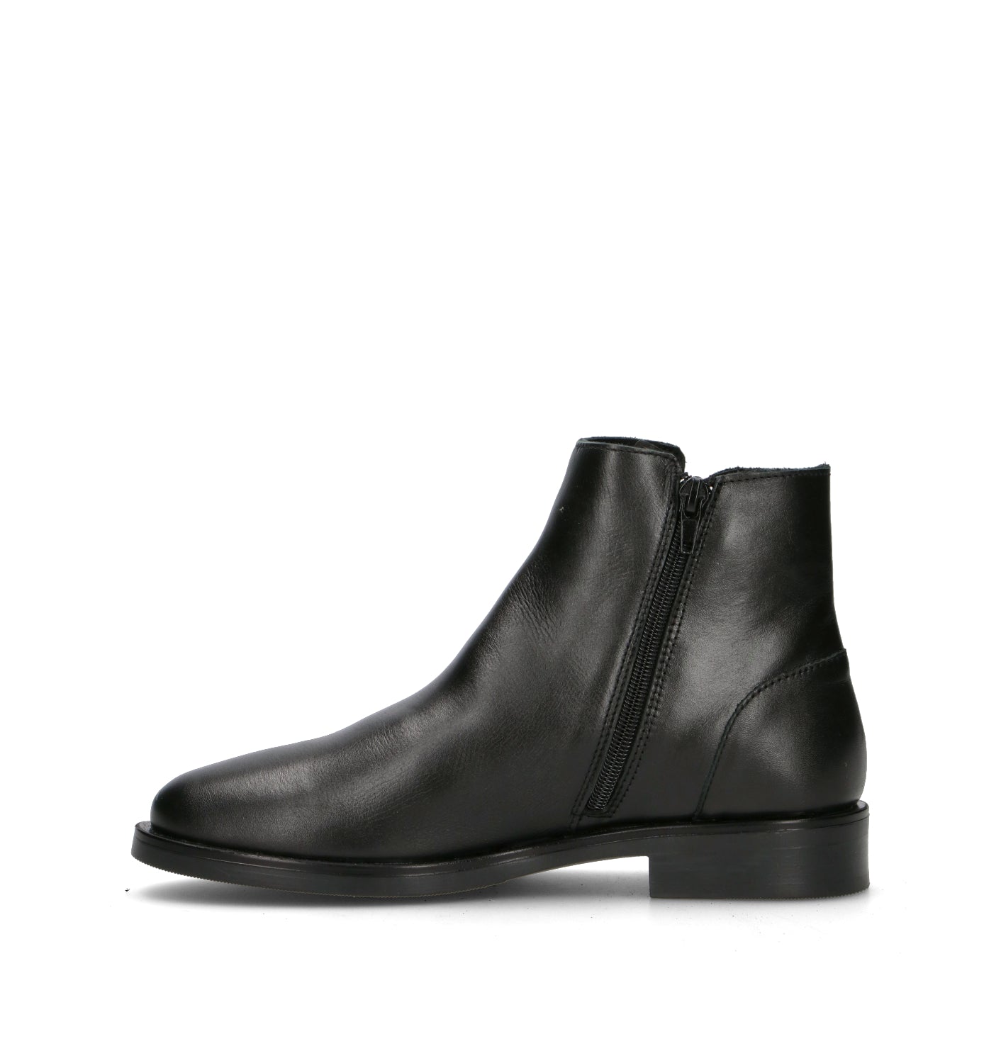 VARIOPINTO Tronchetto donna nero in pelle