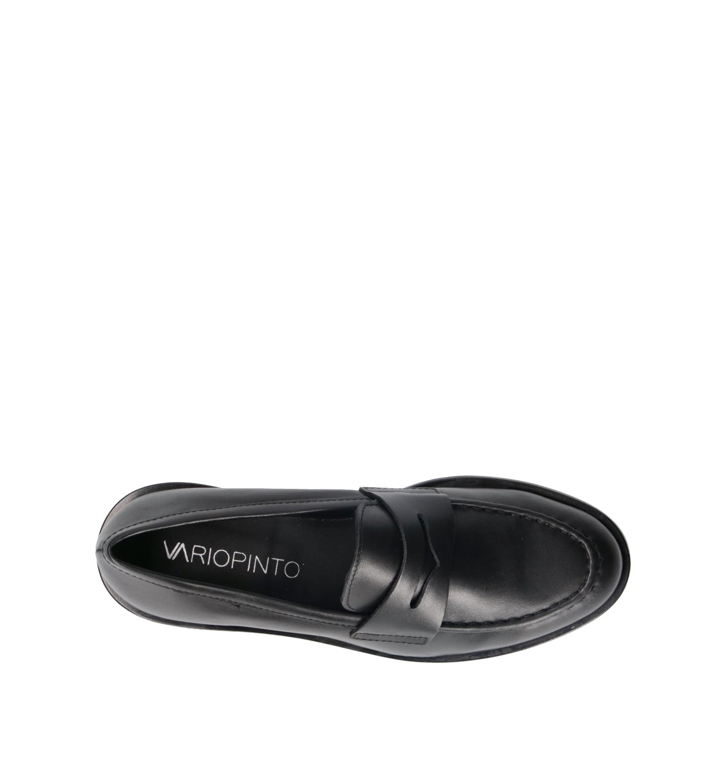 VARIOPINTO Mocassino donna nero in pelle