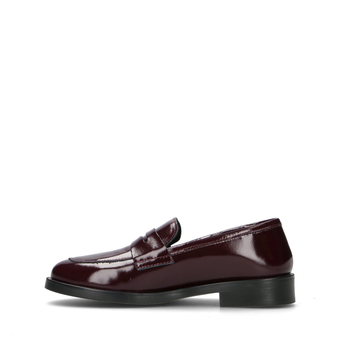 ROSA E ROSA Mocassino donna bordeaux in pelle