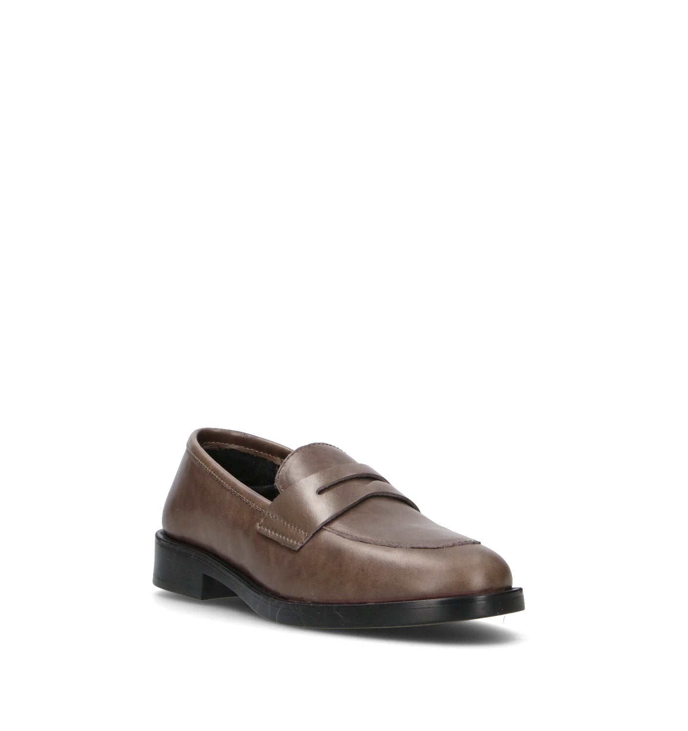 ROSA E ROSA Mocassino donna grigia in pelle