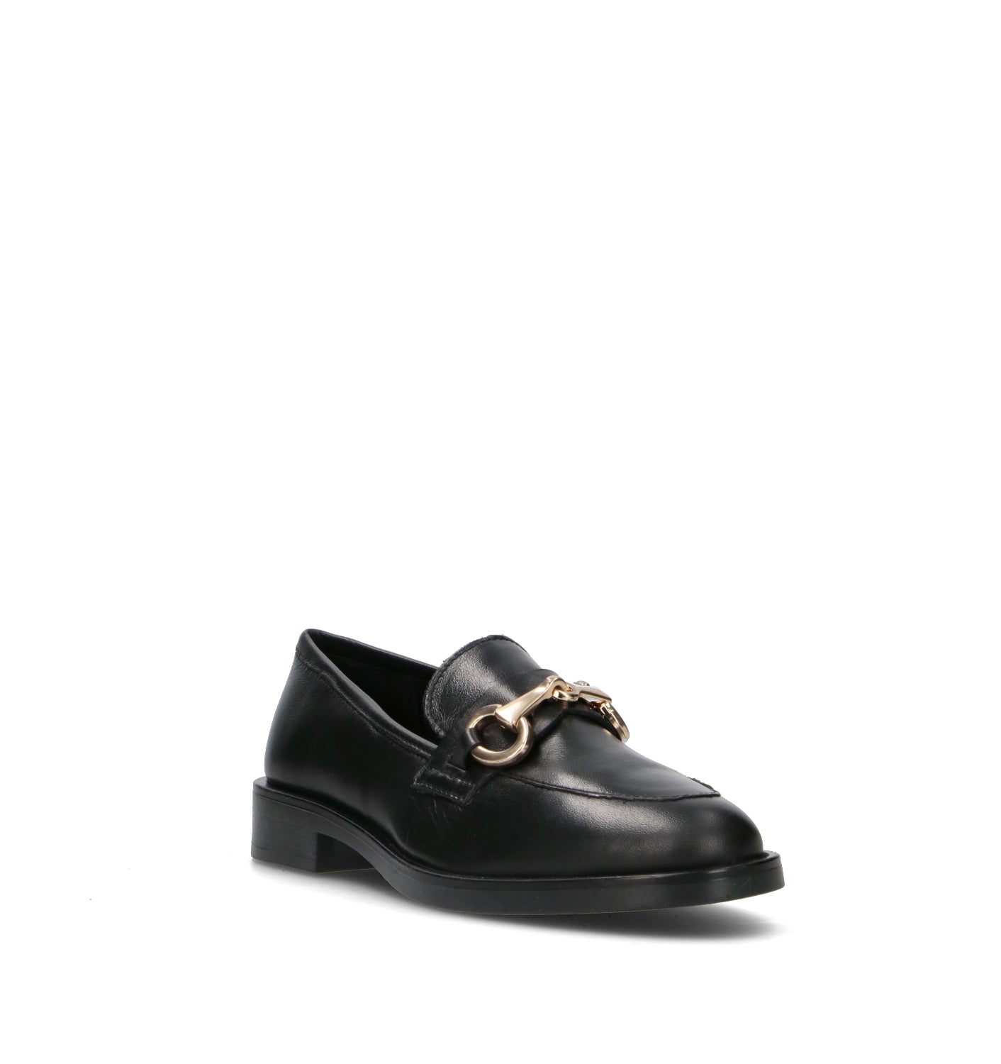 ROSA E ROSA Mocassino donna nero in pelle