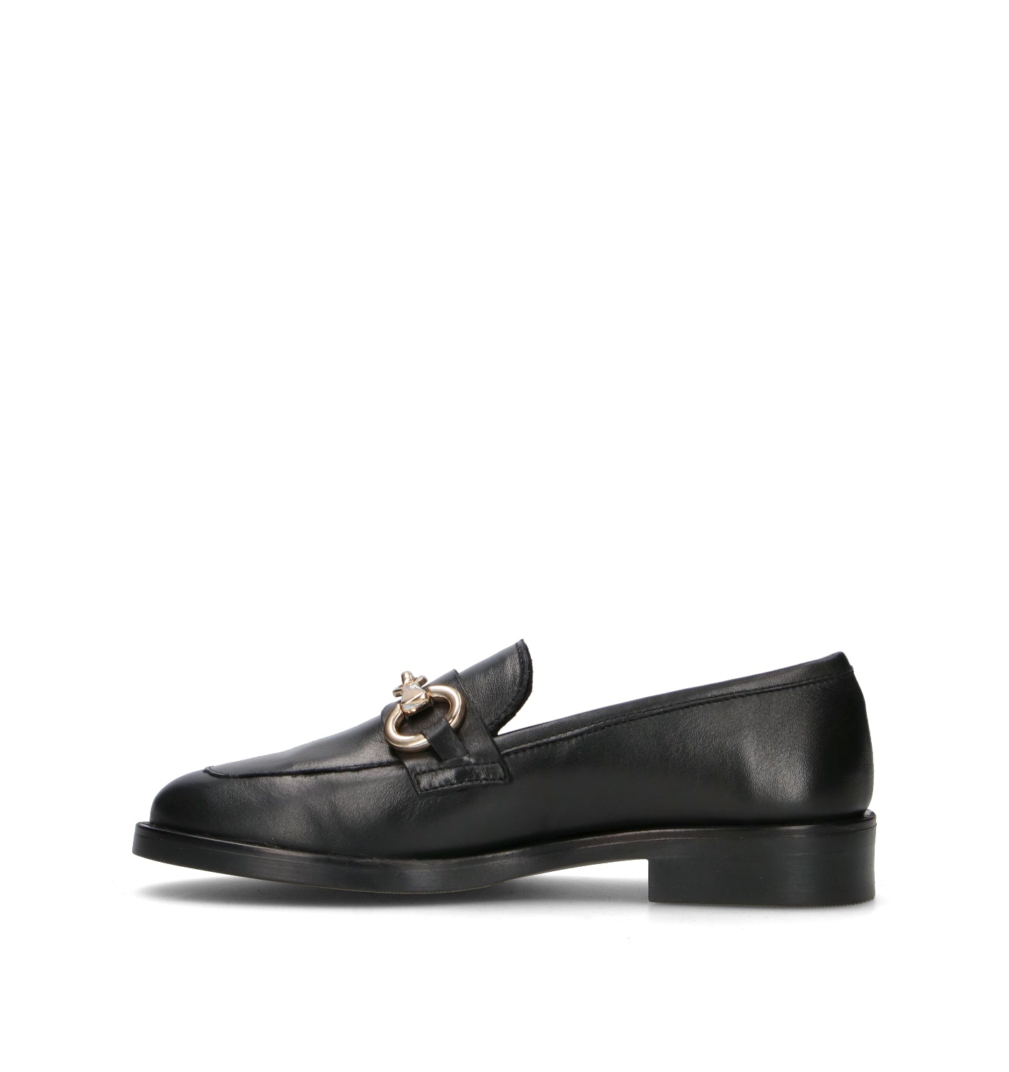 ROSA E ROSA Mocassino donna nero in pelle