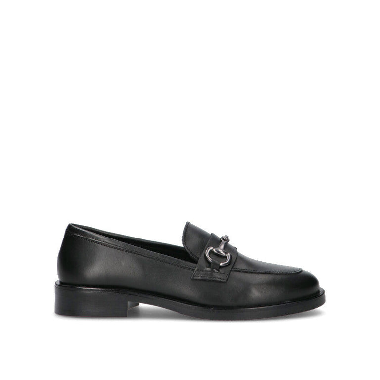VARIOPINTO Mocassino donna nero in pelle