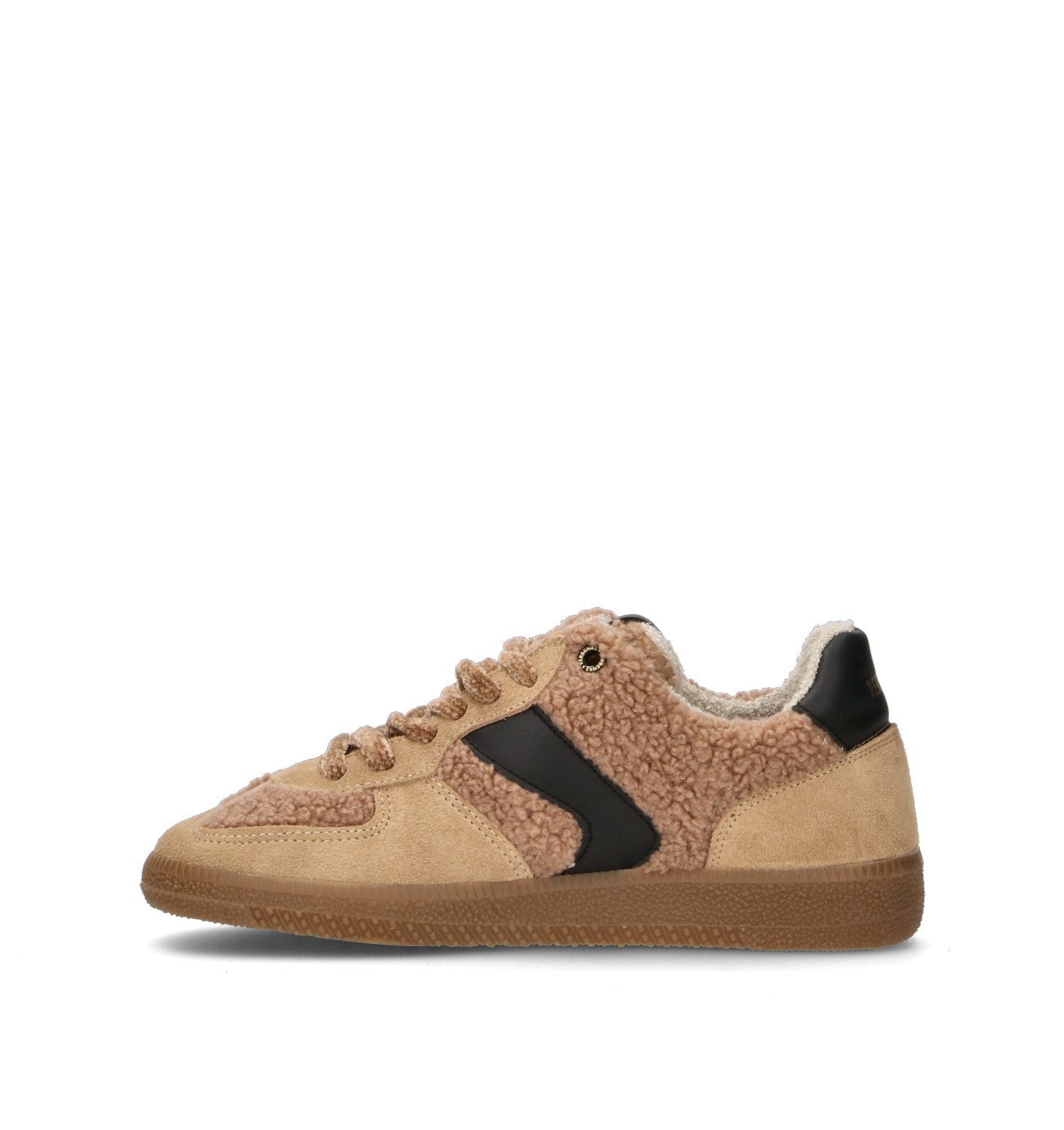 VERBENAS Sneaker donna beige in suede