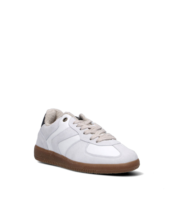 VERBENAS Sneaker donna bianca in pelle