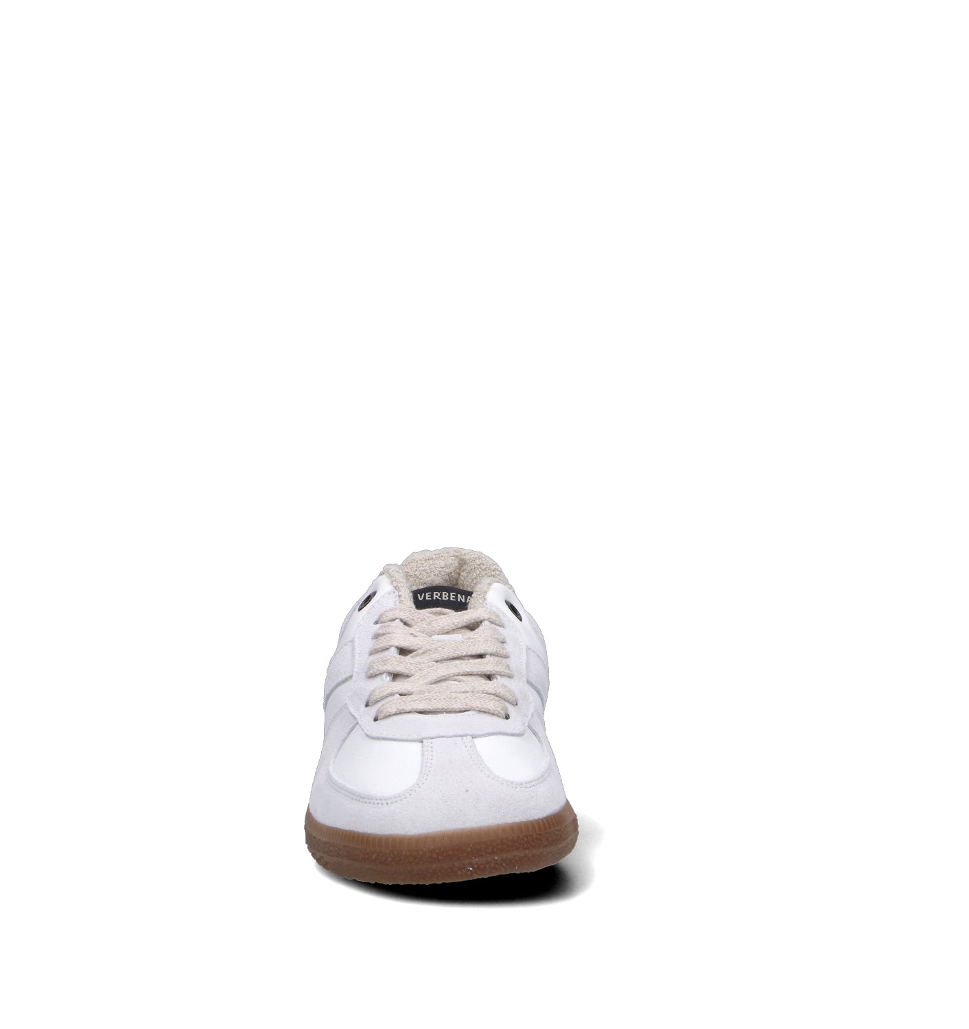 VERBENAS Sneaker donna bianca in pelle