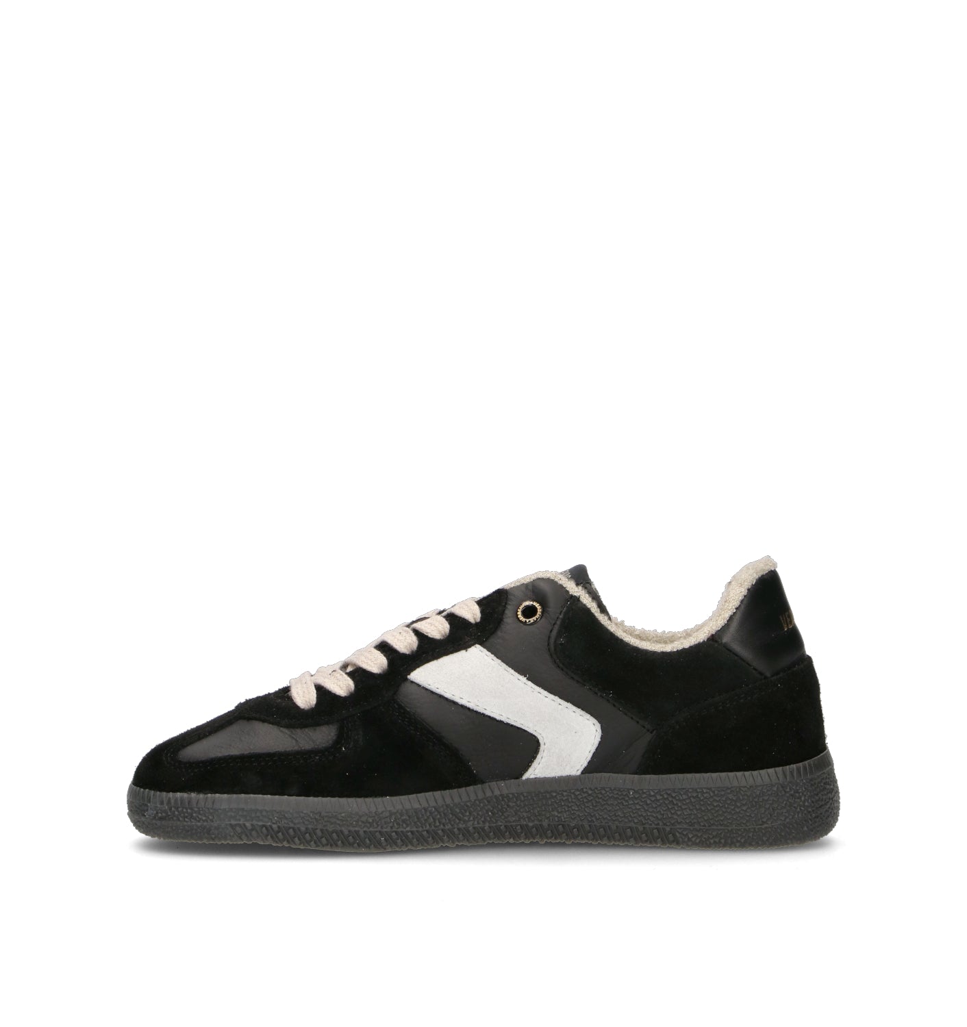 VERBENAS Sneaker donna nera in pelle