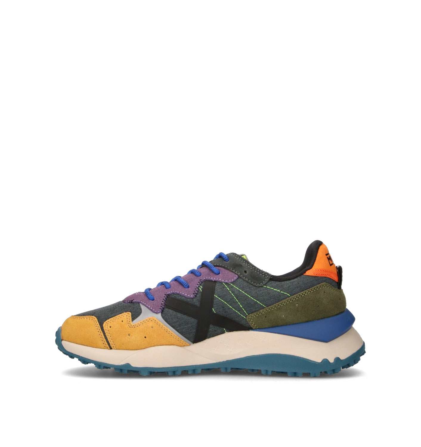 MUNICH SHIBUYA Sneaker uomo multicolor in suede
