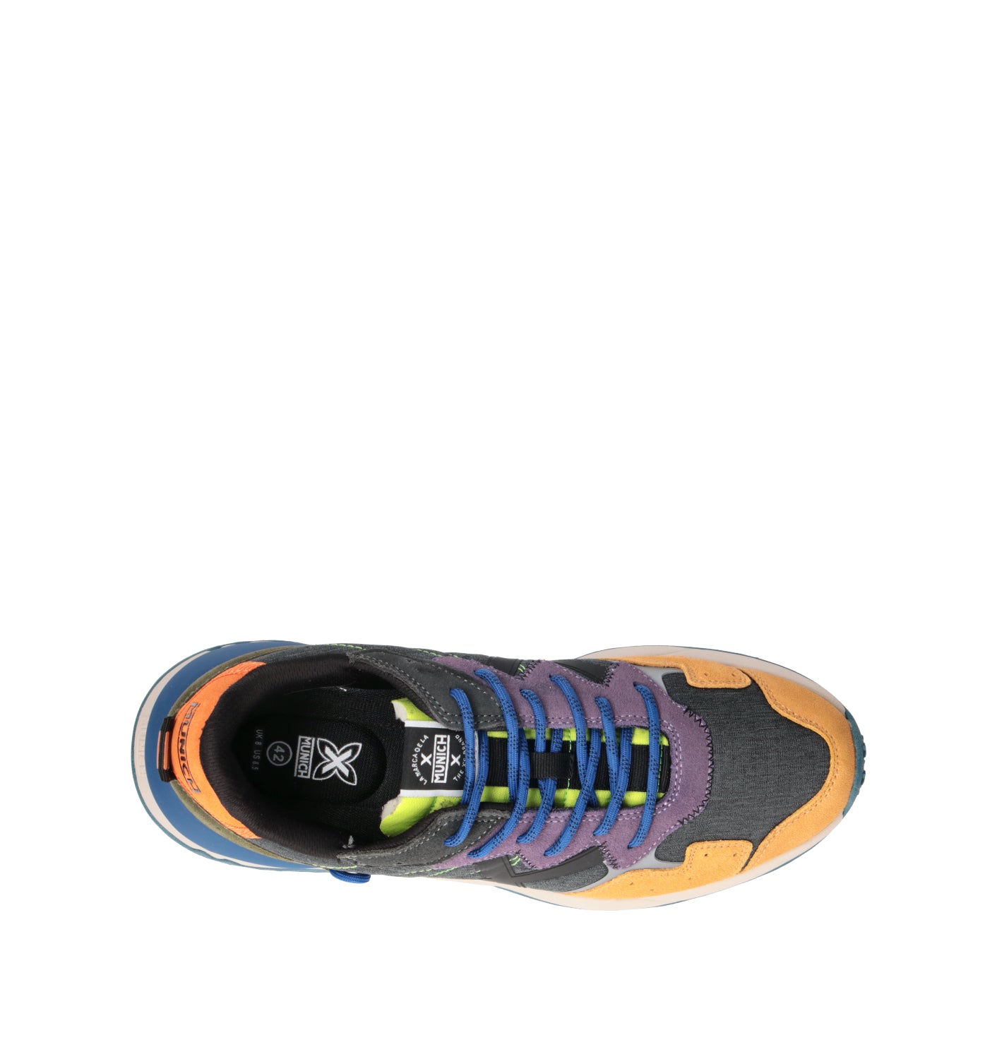 MUNICH SHIBUYA Sneaker uomo multicolor in suede