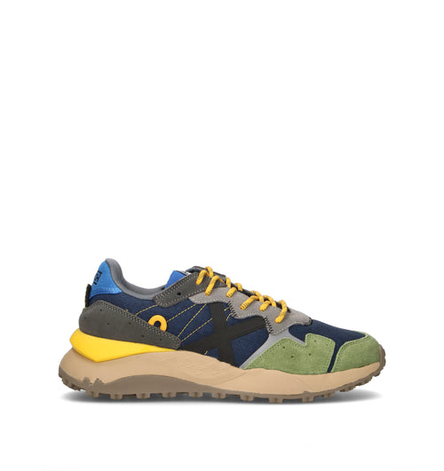 MUNICH SHIBUYA Sneaker uomo blu in suede