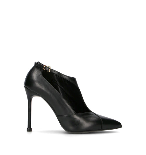 ALBANO Décolleté donna nero in pelle