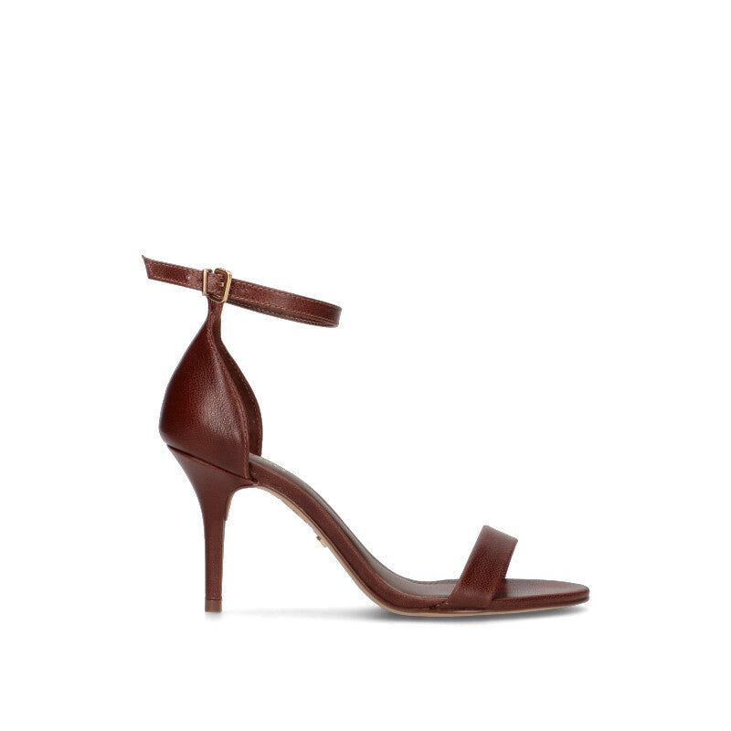 AREZZO Sandalo donna marrone in pelle