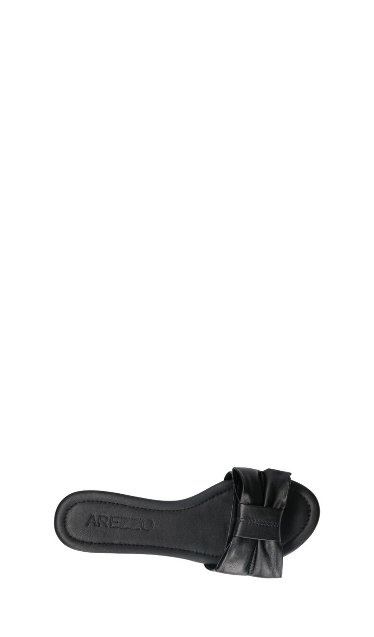 AREZZO Ciabatta donna nera in pelle