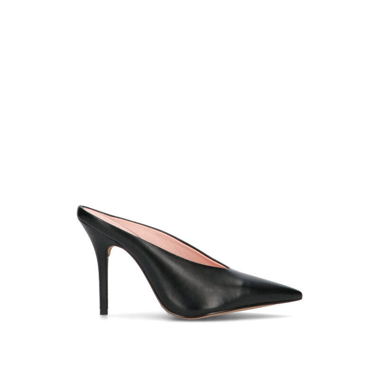 AREZZO Sabot donna nero in pelle