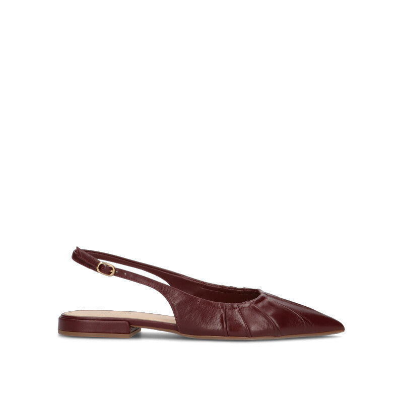 AREZZO Slingback donna bordeaux in pelle
