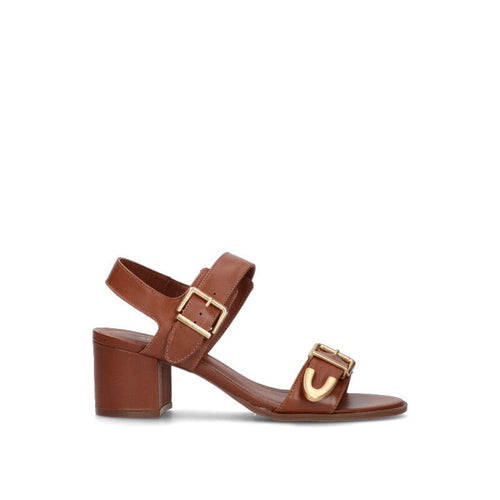 AREZZO Sandalo donna marrone in pelle