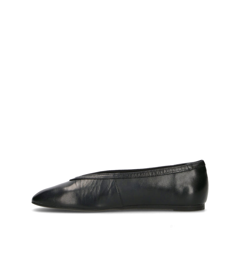 AREZZO Ballerina donna nera in pelle