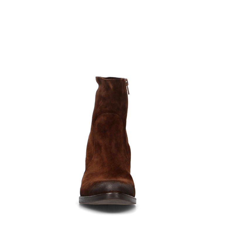 STRATEGIA Tronchetto donna marrone in suede