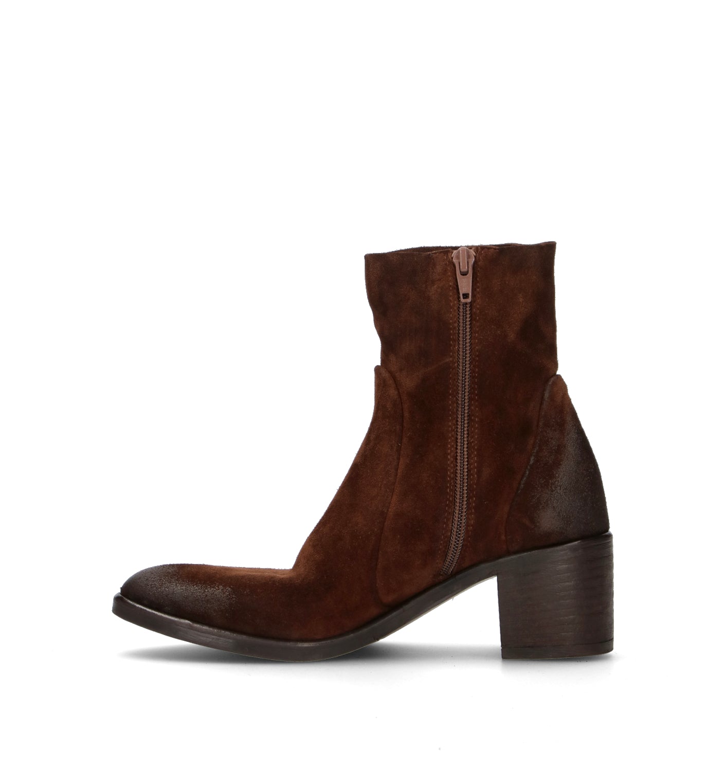STRATEGIA Tronchetto donna marrone in suede